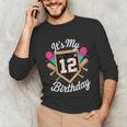 It's My 12th Birthday Baseball Fan Celebration Unisex Long Sleeve T-Shirt