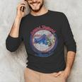 Lynyrd Skynyrd Skeleton Baseball Gun US Flag Cowboy Rock Fan Unisex Long Sleeve T-Shirt