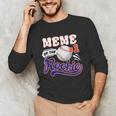 Meme Rookie Of Year 1st Birthday Baseball Theme Matching Unisex Long Sleeve T-Shirt Meme Rookie Of Year 1st Birthday Baseball Theme Matching Unisex Long Sleeve T-Shirt