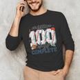 Mission 100 Days Complete Baseball 100th Day Of School Boys Unisex Long Sleeve T-Shirt Mission 100 Days Complete Baseball 100th Day Of School Boys Unisex Long Sleeve T-Shirt