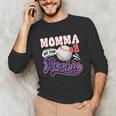 Momma Rookie Of Year 1st Birthday Baseball Theme Matching Unisex Long Sleeve T-Shirt Momma Rookie Of Year 1st Birthday Baseball Theme Matching Unisex Long Sleeve T-Shirt