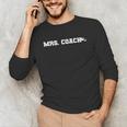 Mrs Coach Football Basketball Baseball Coach Wife Unisex Long Sleeve T-Shirt Mrs Coach Football Basketball Baseball Coach Wife Unisex Long Sleeve T-Shirt