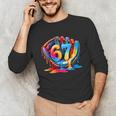Number 67 Baseball Glove Ice Cream Drip Six Seven Meme Unisex Long Sleeve T-Shirt Number 67 Baseball Glove Ice Cream Drip Six Seven Meme Unisex Long Sleeve T-Shirt