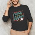 Outfield On Lockdown Baseball Defense Sports Unisex Long Sleeve T-Shirt Outfield On Lockdown Baseball Defense Sports Unisex Long Sleeve T-Shirt