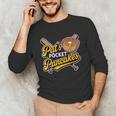 Pat's Pocket Pancakes Baseball Glove Stack Syrup Unisex Long Sleeve T-Shirt Pat's Pocket Pancakes Baseball Glove Stack Syrup Unisex Long Sleeve T-Shirt