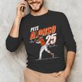 Pete Alonso Baltimore Baseball Players MLBPAL201M Unisex Long Sleeve T-Shirt Pete Alonso Baltimore Baseball Players MLBPAL201M Unisex Long Sleeve T-Shirt