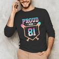 Proud Mom Baseball Player Number 81 Ice Cream Drip Unisex Long Sleeve T-Shirt Proud Mom Baseball Player Number 81 Ice Cream Drip Unisex Long Sleeve T-Shirt