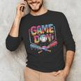 Retro Game Day Baseball Ice Cream Drip For Men Boy Kids Unisex Long Sleeve T-Shirt Retro Game Day Baseball Ice Cream Drip For Men Boy Kids Unisex Long Sleeve T-Shirt