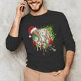 Santa Sports Ice Baseball Christmas Xmas Pajama Kid Men Boys Unisex Long Sleeve T-Shirt Santa Sports Ice Baseball Christmas Xmas Pajama Kid Men Boys Unisex Long Sleeve T-Shirt