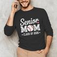 Senior Mom Class Of 2026 Baseball Retro Mom Graduation 2026 Unisex Long Sleeve T-Shirt