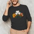 Shamrock Baseball Basketball Football St Patricks Day Unisex Long Sleeve T-Shirt
