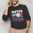 Sister Rookie Of Year 1st Birthday Baseball Theme Matching Unisex Long Sleeve T-Shirt