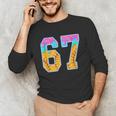Six Seven Baseball Drip Unisex Long Sleeve T-Shirt Six Seven Baseball Drip Unisex Long Sleeve T-Shirt