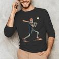 Skeleton Baseball Halloween Costume Men Boys Kids Unisex Long Sleeve T-Shirt Skeleton Baseball Halloween Costume Men Boys Kids Unisex Long Sleeve T-Shirt