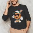 Spooky Jack O Lantern Baseball Halloween Costumes Boys Unisex Long Sleeve T-Shirt Spooky Jack O Lantern Baseball Halloween Costumes Boys Unisex Long Sleeve T-Shirt