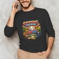 Spring Training 2026 Baseball Fan Retro Palm Cactus Unisex Long Sleeve T-Shirt