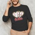 St Louis Leopard Heart Baseball Batter Boys Fan Unisex Long Sleeve T-Shirt St Louis Leopard Heart Baseball Batter Boys Fan Unisex Long Sleeve T-Shirt