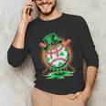 St Patrick Day Baseball Drip Ice Cream Kids Boys Men Unisex Long Sleeve T-Shirt St Patrick Day Baseball Drip Ice Cream Kids Boys Men Unisex Long Sleeve T-Shirt