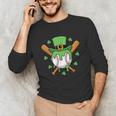 St Patricks Day Baseball Drip Ice Cream Baseball Home Plate Unisex Long Sleeve T-Shirt St Patricks Day Baseball Drip Ice Cream Baseball Home Plate Unisex Long Sleeve T-Shirt