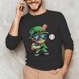 St Patricks Day Leprechaun Baseball Saint Paddys Boys Men Unisex Long Sleeve T-Shirt