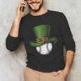 St Patricks Day Shamrock Baseball Saint Paddy's Kids Boys Unisex Long Sleeve T-Shirt St Patricks Day Shamrock Baseball Saint Paddy's Kids Boys Unisex Long Sleeve T-Shirt