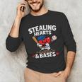 Stealing Hearts & Bases Valentine’s Day Baseball Love Unisex Long Sleeve T-Shirt Stealing Hearts & Bases Valentine’s Day Baseball Love Unisex Long Sleeve T-Shirt