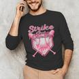 Strike Out Breast Cancer Baseball Drip For Boys Youth Unisex Long Sleeve T-Shirt Strike Out Breast Cancer Baseball Drip For Boys Youth Unisex Long Sleeve T-Shirt