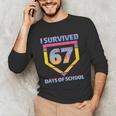 I Survived 67 Days Of School Baseball Trend For Boys Girls Unisex Long Sleeve T-Shirt