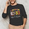 I Survived 6733 Days Of 1st Grade Baseball Football 100 Day Unisex Long Sleeve T-Shirt