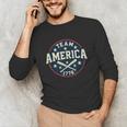 Team America 1776 4th Of July Patriotic Baseball Unisex Long Sleeve T-Shirt Team America 1776 4th Of July Patriotic Baseball Unisex Long Sleeve T-Shirt