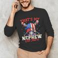 That's My Nephew Out There Baseball Cream Drip Crossed Bat Unisex Long Sleeve T-Shirt That's My Nephew Out There Baseball Cream Drip Crossed Bat Unisex Long Sleeve T-Shirt