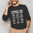 Things I Do In My Spare Time Baseball Lover Unisex Long Sleeve T-Shirt Things I Do In My Spare Time Baseball Lover Unisex Long Sleeve T-Shirt