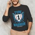 Type 1 Warrior Diabetes Awareness Baseball Enthusiasts Unisex Long Sleeve T-Shirt Type 1 Warrior Diabetes Awareness Baseball Enthusiasts Unisex Long Sleeve T-Shirt