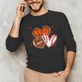 Valentines Baseball Basketball Football Heart Boy Men Unisex Long Sleeve T-Shirt Valentines Baseball Basketball Football Heart Boy Men Unisex Long Sleeve T-Shirt