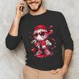 Valentines Day Baseball Drip Ice Cream For Boys Kids Teens Unisex Long Sleeve T-Shirt