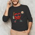 Valentines Day Baseball Red Heart Love Boys Kids Tee Unisex Long Sleeve T-Shirt Valentines Day Baseball Red Heart Love Boys Kids Tee Unisex Long Sleeve T-Shirt