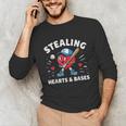 Valentines Day Baseball Stealing Hearts Bases Boys Kids Men Unisex Long Sleeve T-Shirt Valentines Day Baseball Stealing Hearts Bases Boys Kids Men Unisex Long Sleeve T-Shirt