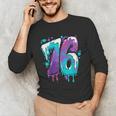 Vintage Baseball 76 Number Unisex Long Sleeve T-Shirt Vintage Baseball 76 Number Unisex Long Sleeve T-Shirt