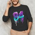 Vintage Baseball 84 Number Unisex Long Sleeve T-Shirt Vintage Baseball 84 Number Unisex Long Sleeve T-Shirt