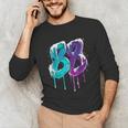 Vintage Baseball 88 Number Unisex Long Sleeve T-Shirt