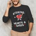 Women's Valentines Day Baseball Stealing Hearts Bases Boys Kids Men Unisex Long Sleeve T-Shirt Women's Valentines Day Baseball Stealing Hearts Bases Boys Kids Men Unisex Long Sleeve T-Shirt