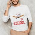 100 Days Of School Baseball 100 Days Smarter Boys Student Unisex Long Sleeve T-Shirt
