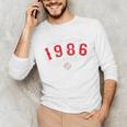 40 Year Old 1986 Classic Baseball 40th Birthday Unisex Long Sleeve T-Shirt 40 Year Old 1986 Classic Baseball 40th Birthday Unisex Long Sleeve T-Shirt