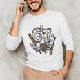67 Baseball Six Seven Baseball 6 7 Kids Boys Girls Premium Tri-Blend Unisex Long Sleeve T-Shirt
