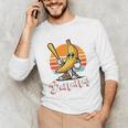 Bananas Baseball Sunset Retro Fruit Sports Boys Kids Men Premium Tri-Blend Unisex Long Sleeve T-Shirt Bananas Baseball Sunset Retro Fruit Sports Boys Kids Men Premium Tri-Blend Unisex Long Sleeve T-Shirt