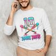 Baseball 10 Year Old Ice Cream Drip 10th Bday Double Digits Unisex Long Sleeve T-Shirt Baseball 10 Year Old Ice Cream Drip 10th Bday Double Digits Unisex Long Sleeve T-Shirt