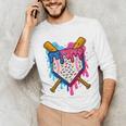 Baseball Boys Ice Cream Drip Baseball Unisex Long Sleeve T-Shirt Baseball Boys Ice Cream Drip Baseball Unisex Long Sleeve T-Shirt