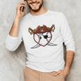 Baseball Heart Pirate Hat Crossed Swords Men Boys Kids Youth Premium Tri-Blend Unisex Long Sleeve T-Shirt
