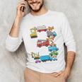 Baseball Ice Cream Drip Vehicles Youth Baseball Drip Premium Tri-Blend Unisex Long Sleeve T-Shirt