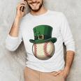 Baseball Leprechaun Hat Saint Patrick Retro Unisex Long Sleeve T-Shirt Baseball Leprechaun Hat Saint Patrick Retro Unisex Long Sleeve T-Shirt